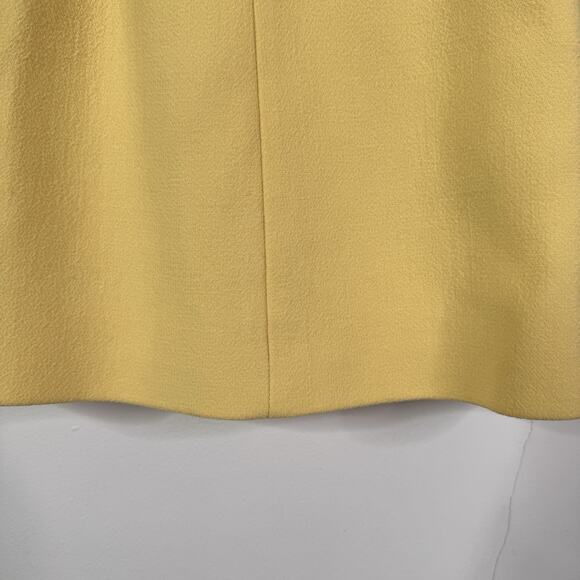 Emilia Wickstead Butter Yellow Wool Crepe Aiden Jacket Size UK 8 US 4 Retro NWT - Picture 10 of 14